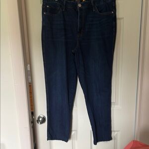 47 Blue Straight Leg Jeans Classic Fit